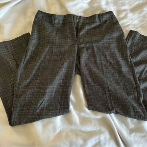 Black and White Curvy Fit Dress Pants